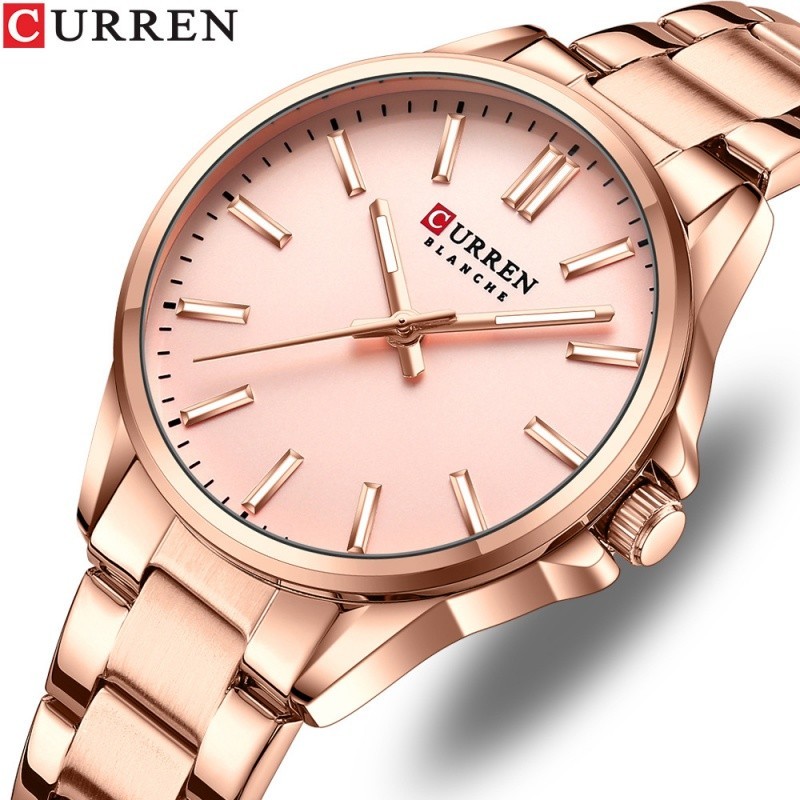 CURREN品牌 9090 防水 配色 鋼帶 石英 高級男士手錶