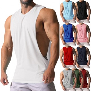 男士無袖背心上衣運動健身健美健身房肌肉 T 恤背心 T 恤