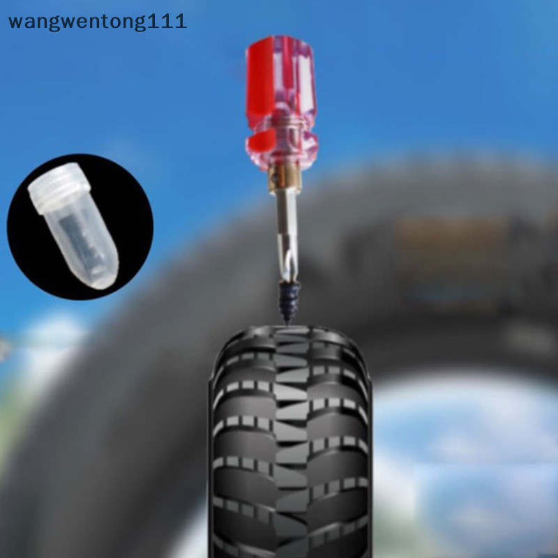 &lt; Wwtw&gt; 10 件裝汽車卡車通用真空輪胎修復釘摩托車踏板車自行車輪胎穿刺修復無內胎橡膠釘。
