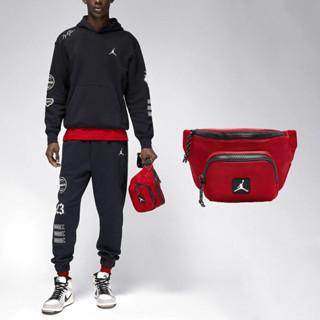Nike 包包 Jordan Rise 紅 腰包 側背包 斜背包 喬丹 【ACS】 JD2413011AD-001