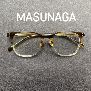 【TOTU眼鏡】醋酸纖維眼鏡 增永MASUNAGA GMS620 板材眼鏡框 純鈦眼鏡 日本手工眼鏡 輕便 雙色拼料眼鏡
