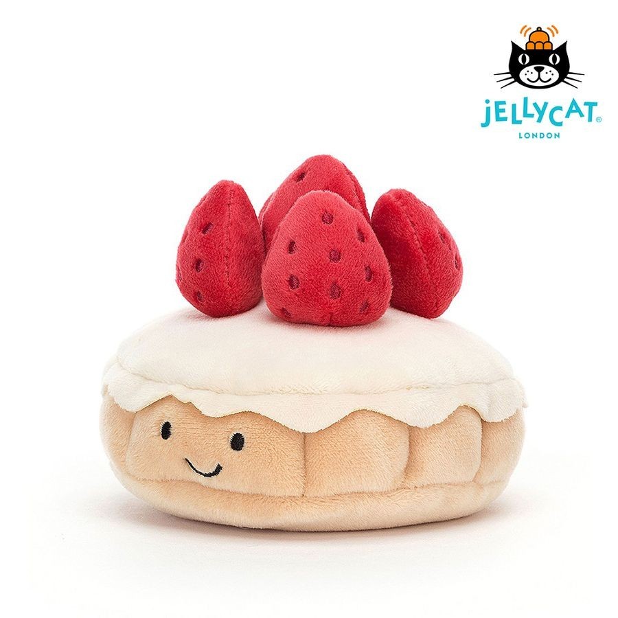 Jellycat玩偶/ 9cm/ 法式草莓塔 eslite誠品