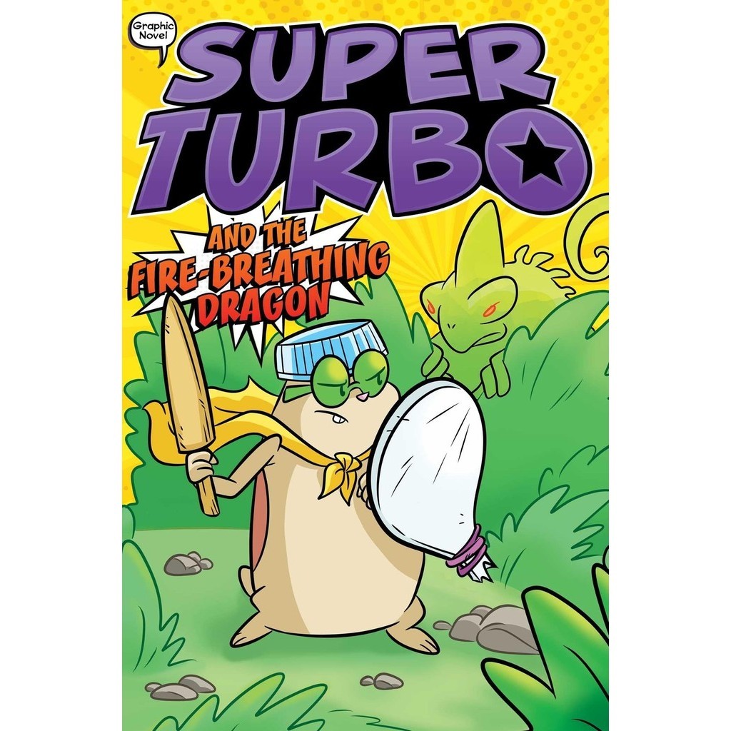 #5 Super Turbo and the Fire-Breathing Dragon (graphic novel)/Edgar Powers Super Turbo: the Graphic Novel 【禮筑外文書店】