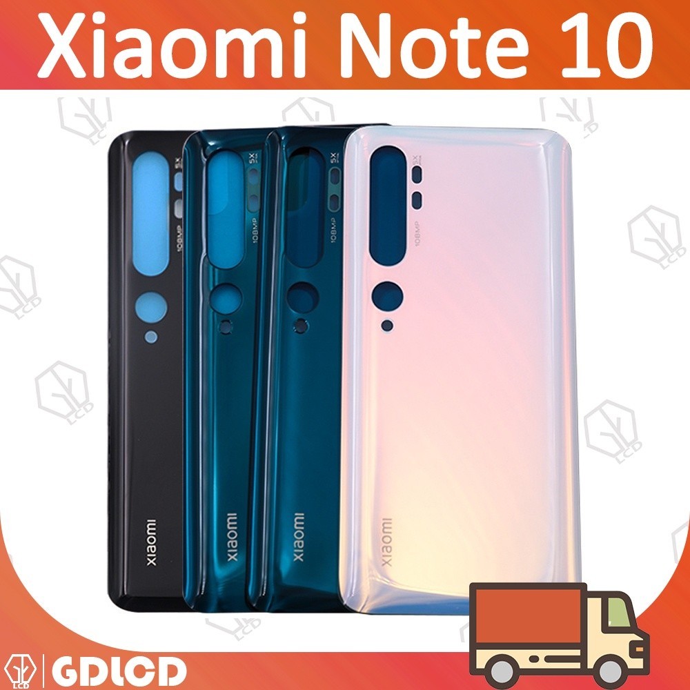 XIAOMI MI 適用於小米 Mi Note 10/Mi Note 10 Pro 背面電池蓋門外殼後維修零件