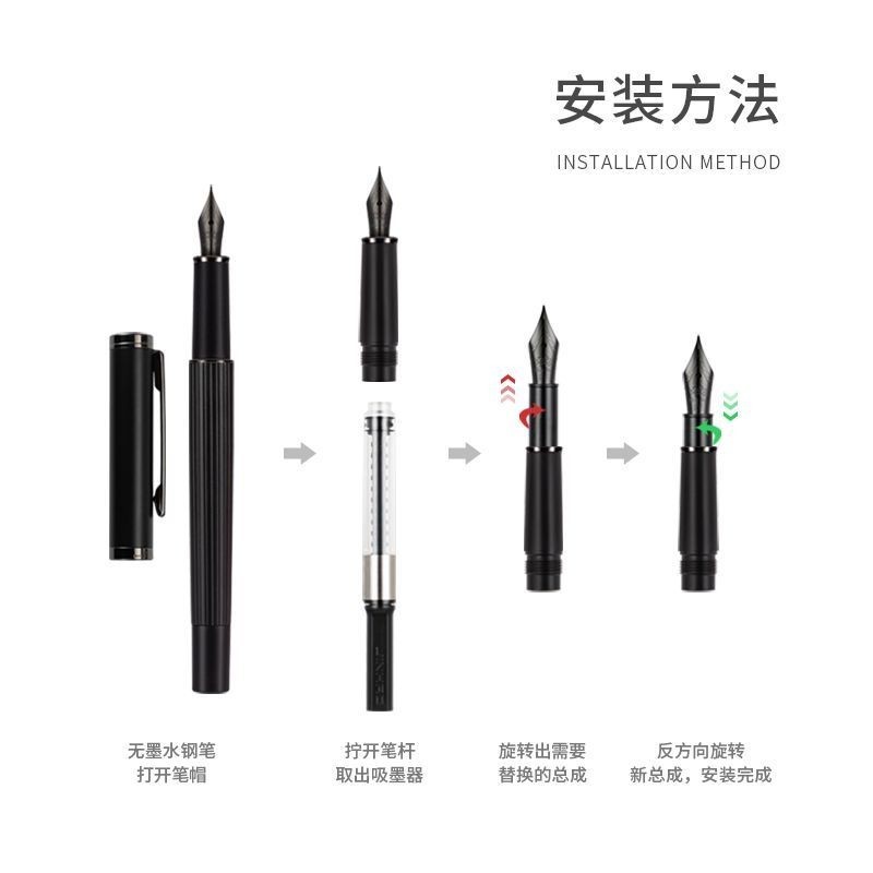 【鋼筆筆尖】金豪總成筆尖組筆尖配件 適配100/X159/82等26號、35、40號銥金尖