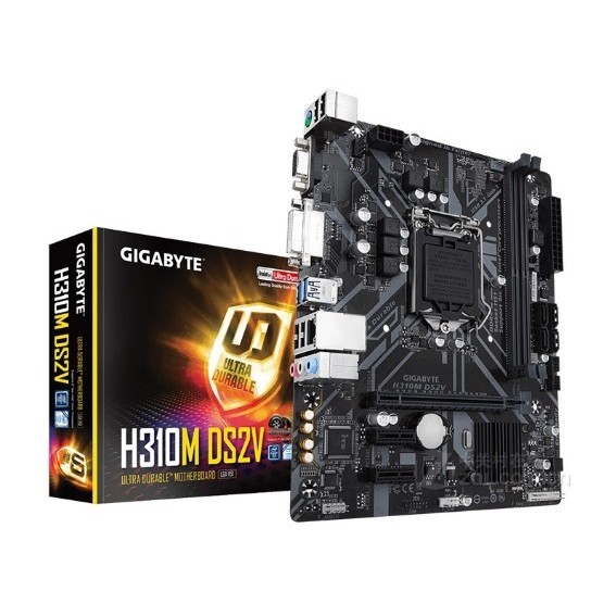 【優選現貨】全新盒裝Gigabyte/技嘉 H310M-DS2V 1151 DDR4小板支持8代 9代CPU