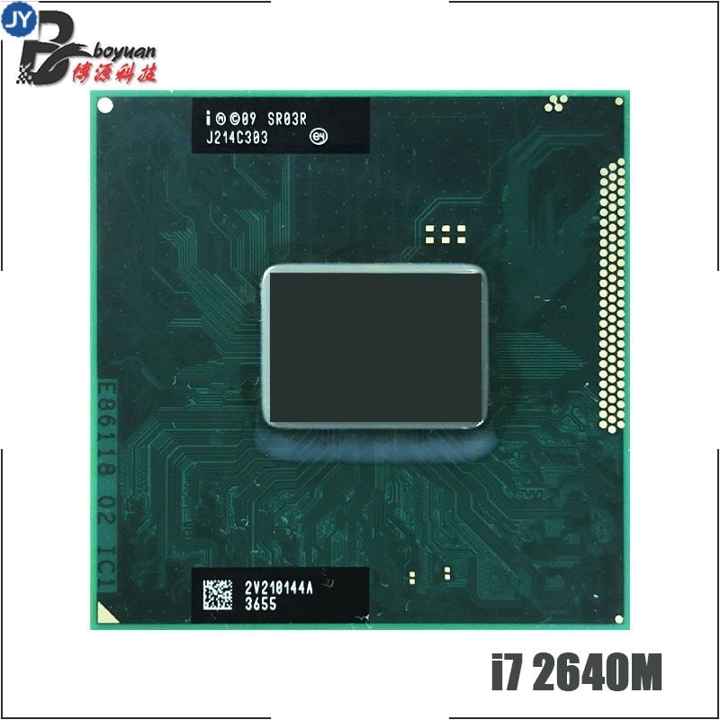 英特爾 Intel Core i7-2640M i7 2640M SR03R 2.8 GHz 雙核四線程 CPU 處理器