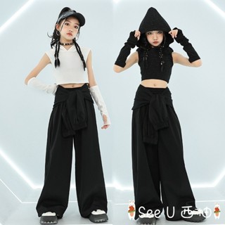 🌷高品質 不撞衫 街舞hiphop嘻哈舞蹈服🌷爵士舞jazz舞蹈服裝 練功服 兒童街舞潮服套裝