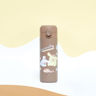 WOKY沃廚 X SANRIO輕芯鈦瓷彈蓋保溫瓶/ 450ml/ 餅乾卡脆/ 咖 eslite誠品