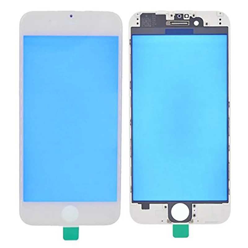 適用於iPhone 6 6Plus 6s 6splus 7g 7 plus更換前外屏幕玻璃鏡頭蓋液晶顯示器，帶框架