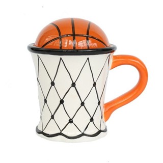 籃球杯咖啡杯卡通早餐杯北歐陶瓷足球馬克杯創意NBA創意