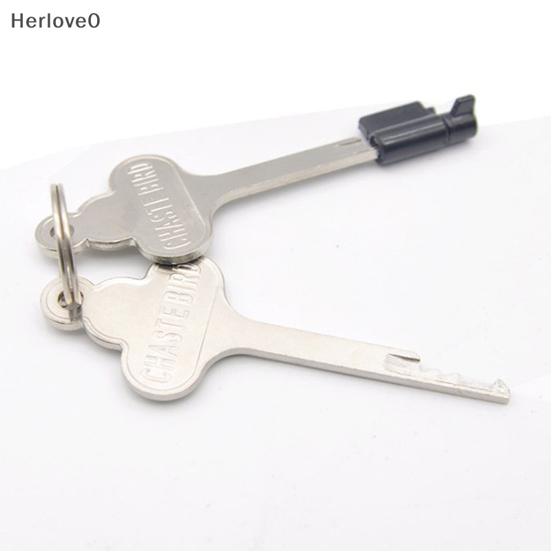 Herlove Sex Shop 塑料替換隱形鎖男貞操公雞籠配件鑰匙 CB6000s 樹脂貞操鎖 TW