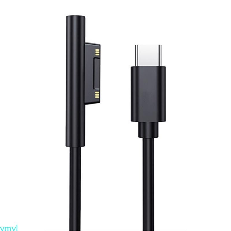 Ymyl 適用於 Surface Pro 的 USB C 電源充電器適配器充電線 7 6 54 3
