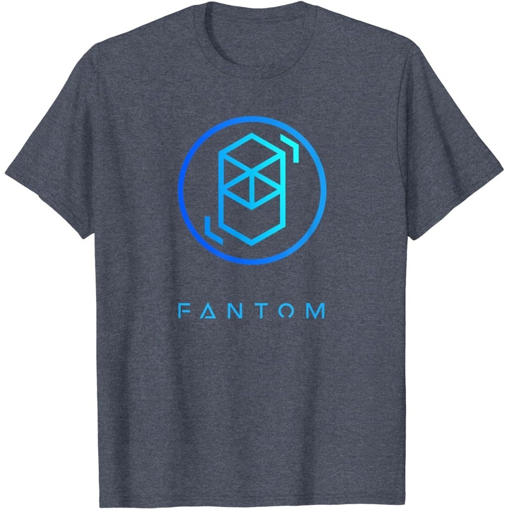 男士棉質 T 恤 Fantom Crypto FTM Coin Token 集中應用 DAPPS T 恤 4XL, 5X