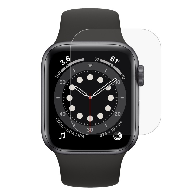 新款 9H 2.5D 鋼化玻璃膜適用於 Apple Watch Series 5 / 4 44mm