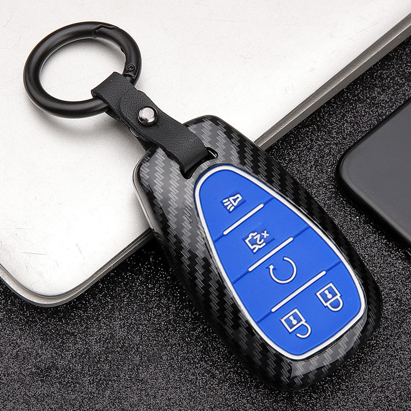 2 3 4 5 按鈕汽車鑰匙扣矽膠保護套適用於雪佛蘭 2017+ Chevy Malibu Camaro Cruze T