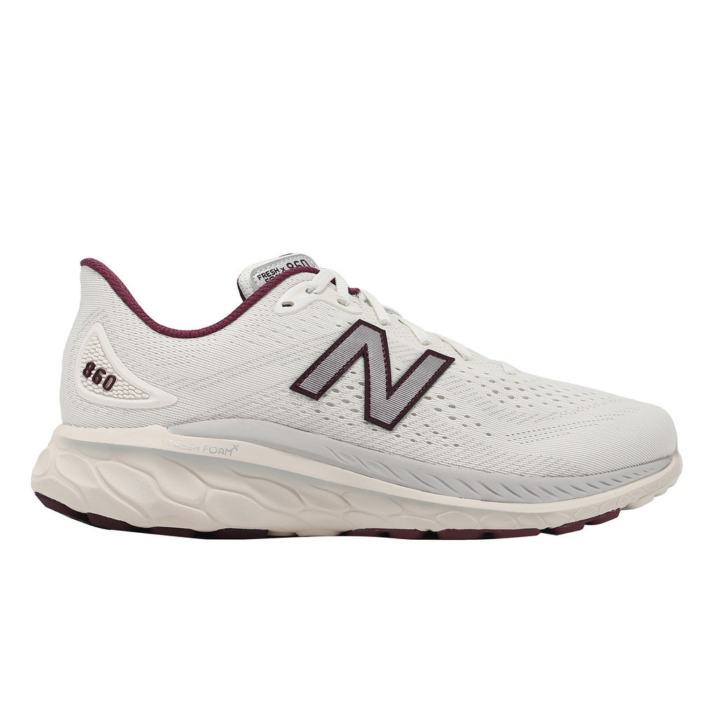 New Balance 860 v13 男鞋 緩震中底 白 紅 馬拉松 運動鞋 [YUBO] M86013S 4E超寬楦