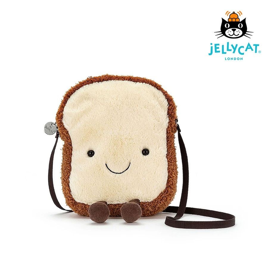 Jellycat花生吐司斜背包 eslite誠品