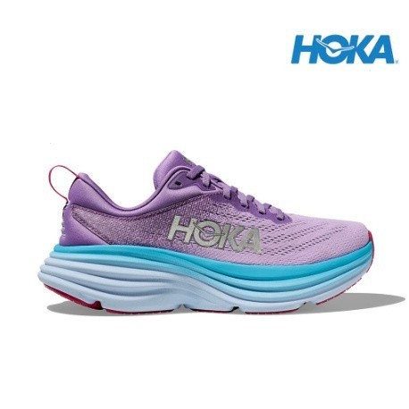 2024 HOKA ONE ONE Bondi 8 紫藍減震跑鞋運動鞋