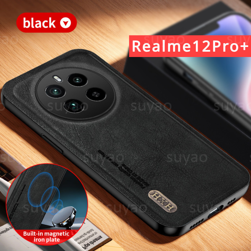 適用於 Realme 12 Pro+ 12Pro+ 5G 2024 手機殼啞光 Realme12Pro+ Realme1