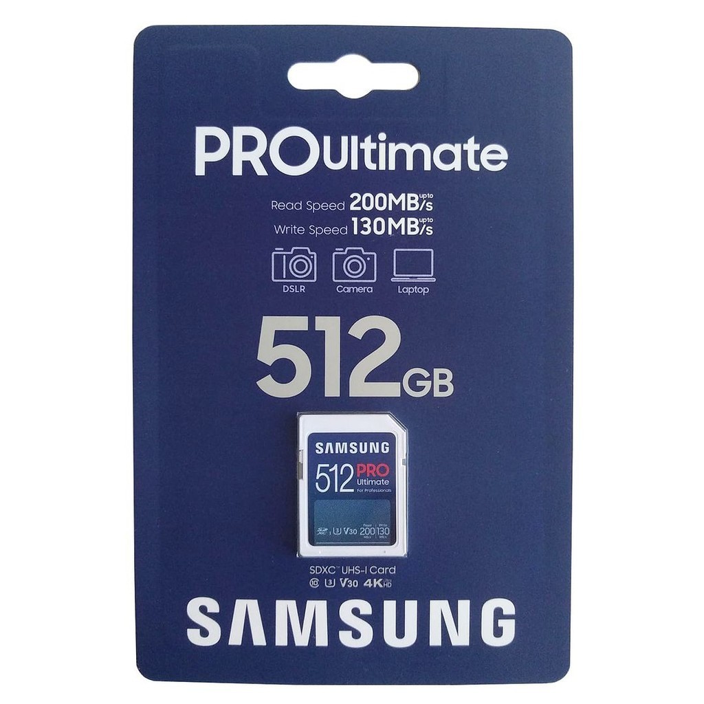 三星Samsung PRO Ultimate 512GB UHS-I SDXC 記憶卡 MB-SY512S(平行進口)
