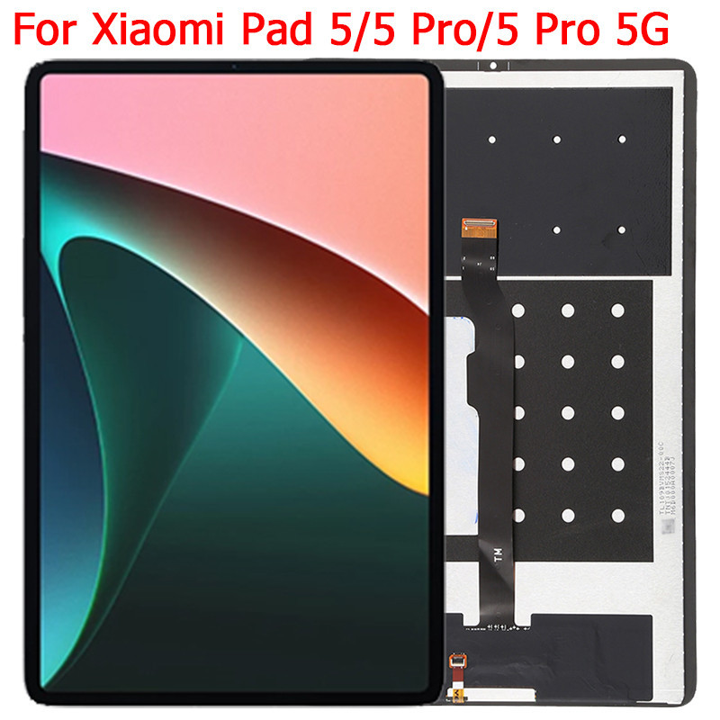 XIAOMI MI 11" LCD 適用於小米 Mi Pad 5 Pro 5G 平板電腦 LCD 顯示屏觸摸屏 Mi P