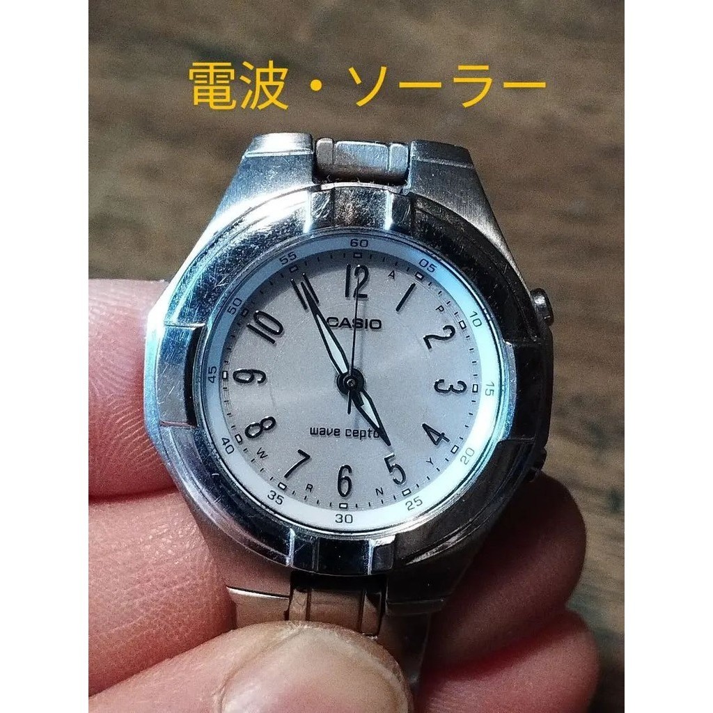 CASIO 手錶 WAVE CEPTOR 電波 太陽能 mercari 日本直送 二手