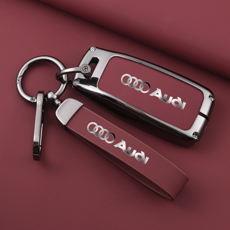 途悅 奧迪鑰匙套 Q3 E-Tron Q7 Q8 A5 A4 A3 RS3 RS4 Audi鑰匙圈鑰匙殼