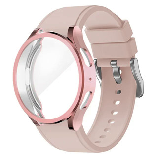SAMSUNG 適用於三星 Galaxy Watch 4/5/6 40mm 44mm 軟蓋+手鍊的保護性 TPU 保護殼