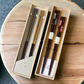 現貨 日本製天然木夫妻筷｜木盒 若狹塗筷 碗筷 對筷 竹筷 木筷 日本筷子 入厝禮 筷子 日式餐具 禮盒禮物 日本進口