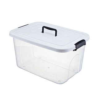 優品#透明收納箱加厚手提環保塑膠箱收納盒小大號衣服整理箱儲物箱子