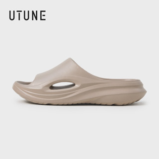 Utune 男士戶外拖鞋厚底防滑EVA柔軟純色拖鞋