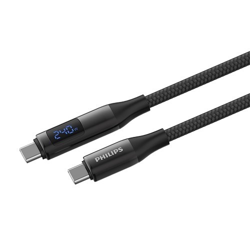 PHILIPS 飛利浦 DLC4586C USB3.1 Type-C to C 240W PD 10G傳輸線2M 手機