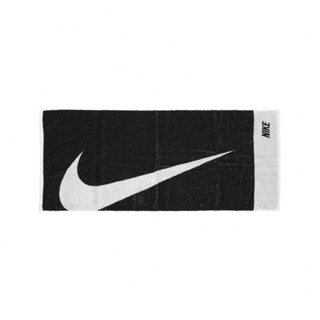 Nike 毛巾 Jacquard 黑白 運動毛巾 大Logo 純棉 柔軟【ACS】 N100153918-9MD