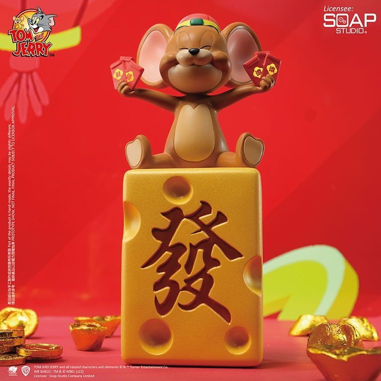 SOAP STUDIO湯姆貓與傑利鼠公仔/ 財源滾滾/ CA268 eslite誠品