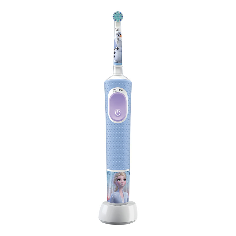 Oral B 兒童電動牙刷 D103K 可充電防水軟毛牙刷帶智能定時器兒童 5+