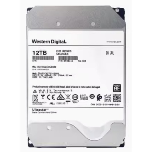 含稅開發票 WD 12TB HC520 氦氣硬碟 監控硬碟 NAS企業級硬碟 9.5成新良品