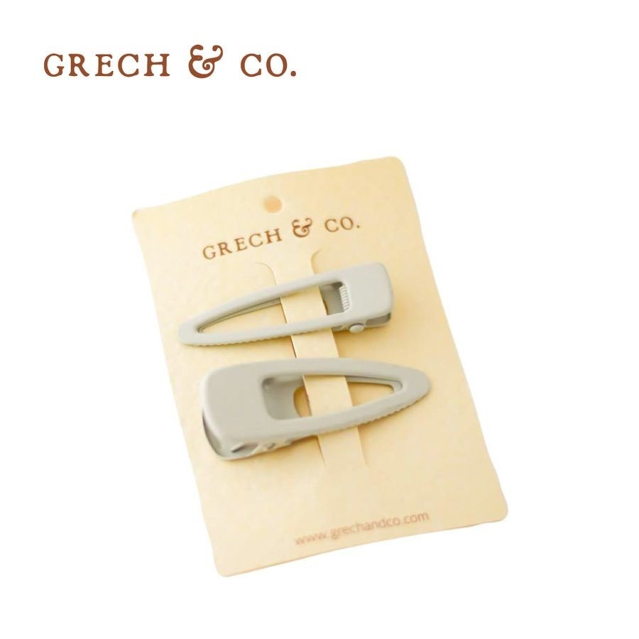 GRECH & CO.髮夾二入組/ 奶茶 eslite誠品