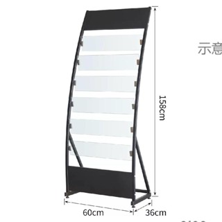 附發票~貼膜置物架 掛架 收納架 汽車膜隔熱膜展示架工作臺玻璃貨架展架太陽膜防爆膜架子展櫃裁臺