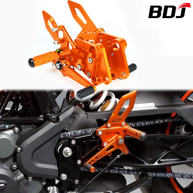 BDJ 適用於 杜克 Ktm 125 200 390 改裝 機車 升高腳踏後移總成 一個