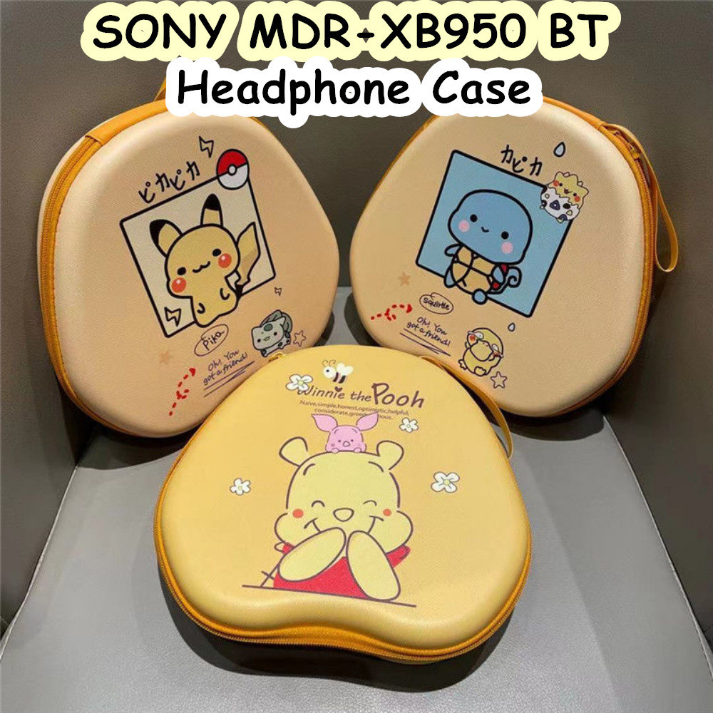 索尼 【快速發貨】適用於 Sony MDR-XB950 BT 耳機套酷炫卡通圖案耳機耳墊收納包外殼盒