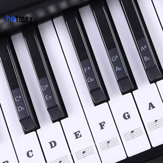 37/49/54/61/88鍵電子鋼琴音樂鍵盤透明pvc貼紙裝飾