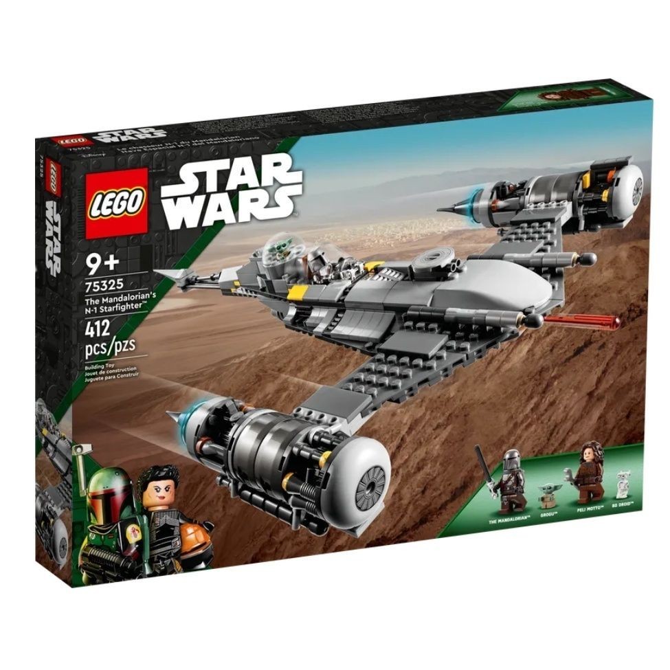 &lt;屏東自遊玩&gt;樂高 LEGO 75325 星際大戰系列 曼達洛人的N-1星際戰機