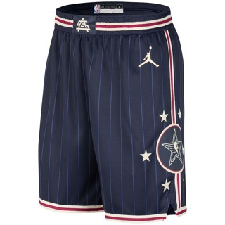 ALL STAR男士下裝23/24賽季NBA全明星籃球短褲紅色運動員運動褲