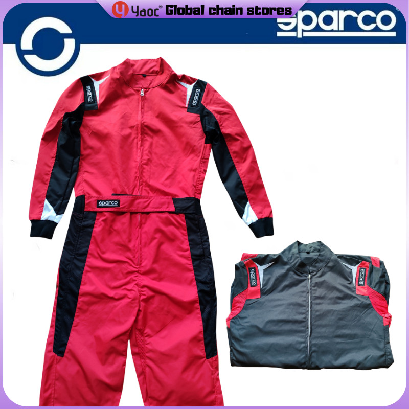 Yyaoc® sparco 新款賽車服 冰絲 透氣 涼爽 不悶熱 卡丁車服 越野沙灘車 UTV拉力賽 漂移賽車 男女賽車