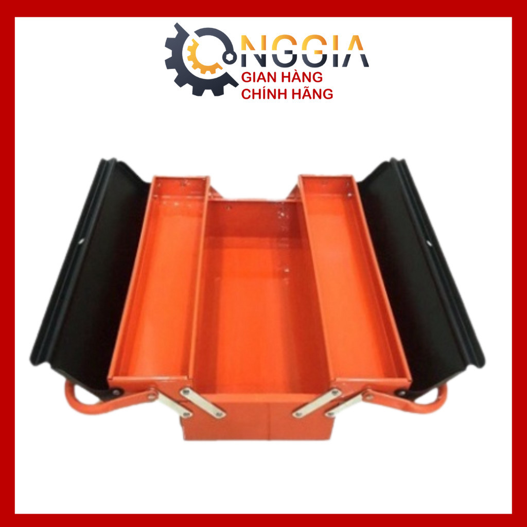 Ongggia 多層鐵工具箱金屬工具箱攜帶方便