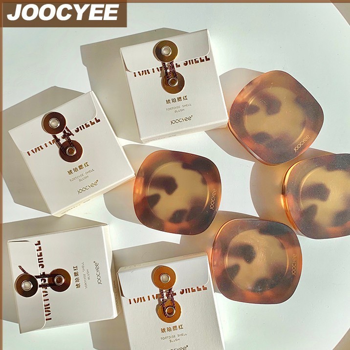 Joocyee酵色琥珀腮紅裸妝自然晒紅 N01 玫瑰烤奶N02 山茶拿鐵 B01焦糖銀杏 B02 樹莓朗姆 M201