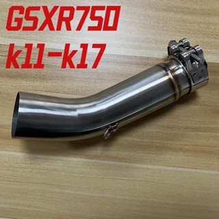 SUZUKI 適用於鈴木 GSXR750 GSR750 K11-K17 51mm 彎頭中管排氣