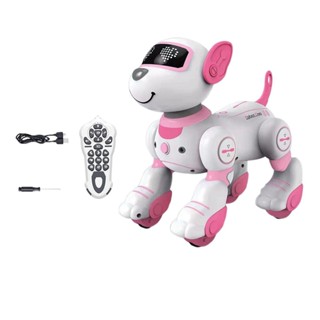 [WhbadguyojTW] 可愛的智能機器狗玩具安撫玩具帶聲音led眼睛的電子玩具