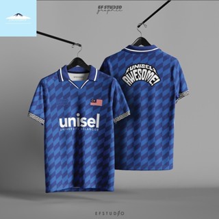 Unisel Awesome Efstudiographic Instagram Baju Lelaki 藍色定制球衣衣